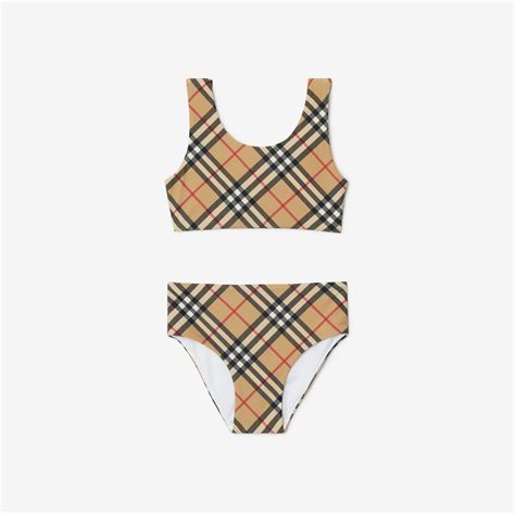 burberry check print bikini|burberry women's swimwear.